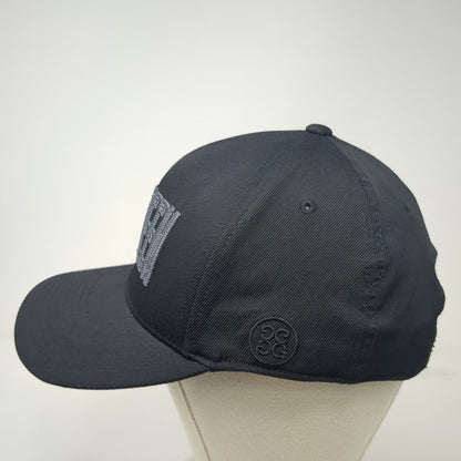 G/FORE Snapback Hat Black One Size McQUEEN Golf 110 Flexfit 3D Logo Embroidery