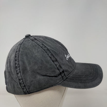 Social Distancing Slideback Hat Gray OSFM Adjustable Embroidered David and Young