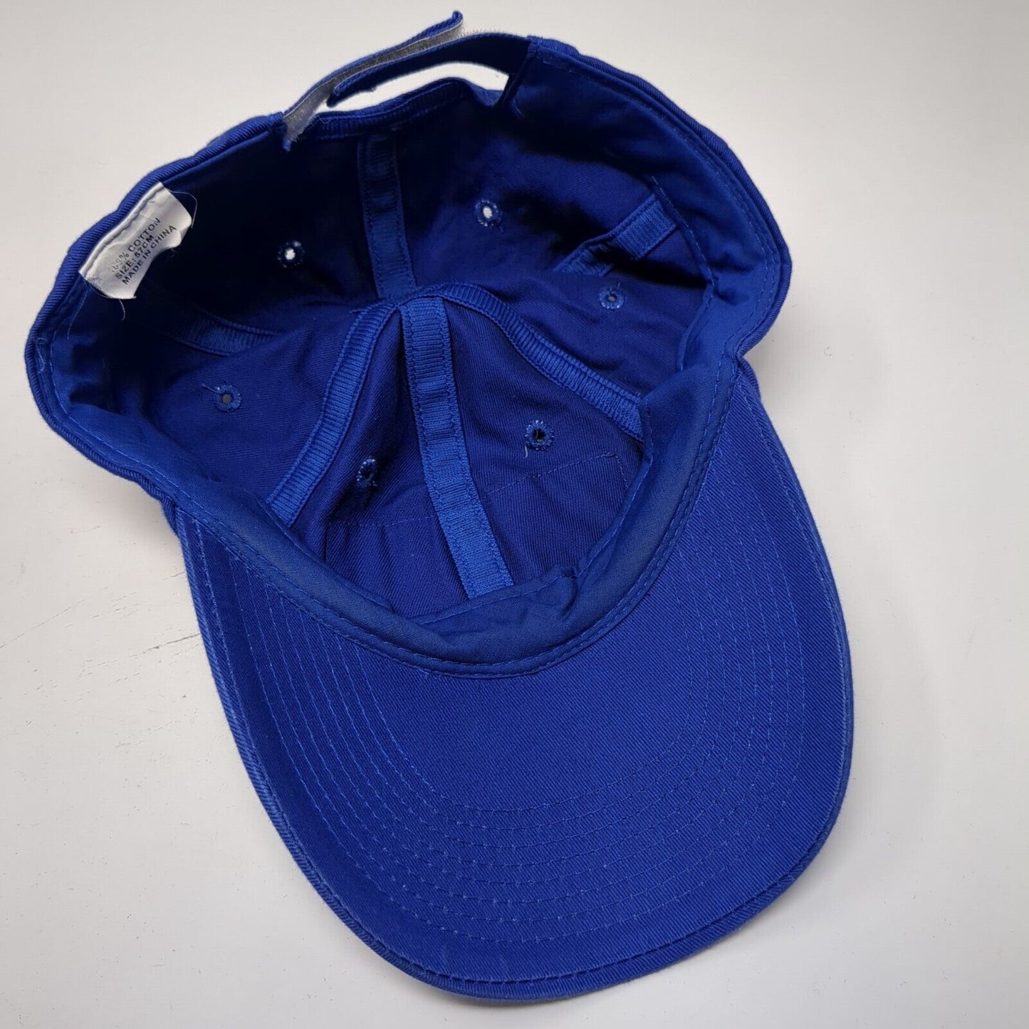 So Many Fish So Little Time Strapback Hat Blue 57cm Adjustable 6 Panel Cotton