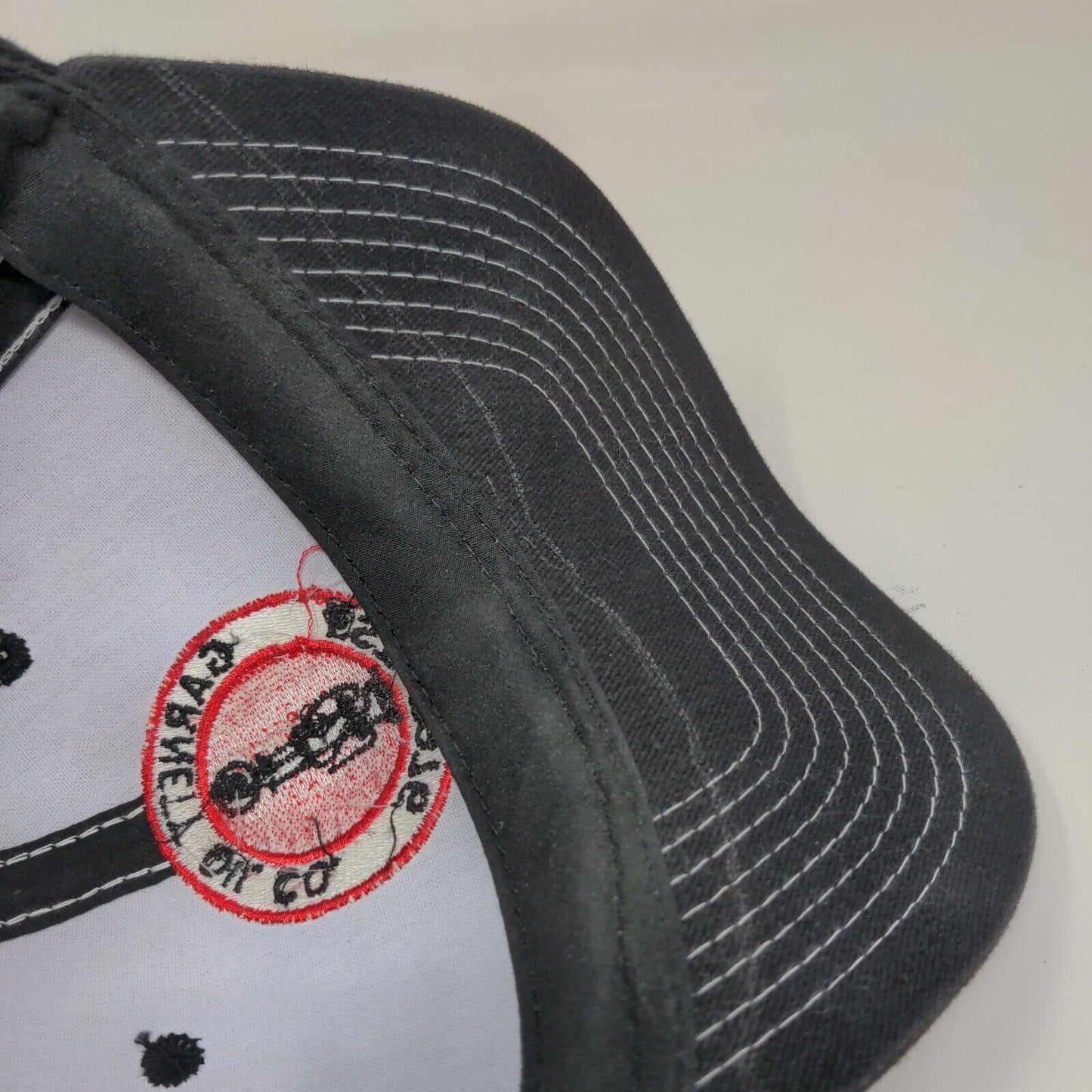 Garnett Oil Co. Strapback Hat Black OSFM Embroidered Outdoor Cap