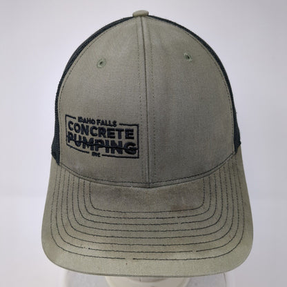 Idaho Falls Concrete Pumping Inc Trucker Hat Green One Size Mesh Back