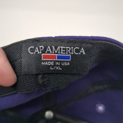 Glenn Electric Inc. Sosnop Fitted Hat Purple XL Embroidered Cap America