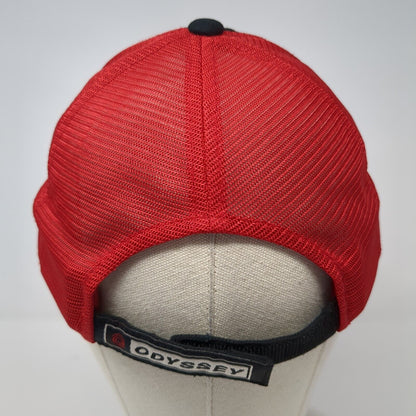 Odyssey Strapback Mesh Back Trucker Hat Multi One Size Colorblock