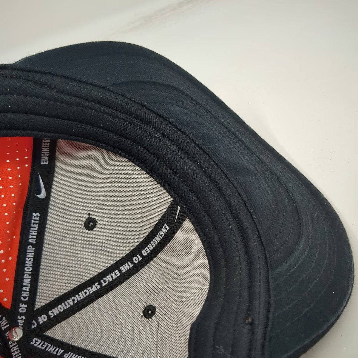 Nike Oregon State Beavers NCAA Cap Black Orange One Size Dri-Fit Perforated Hat