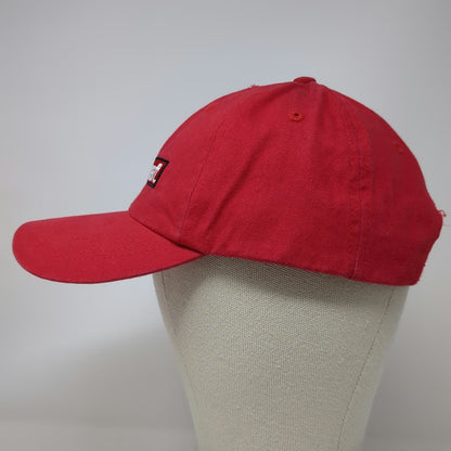 Ford Motorcraft Logo Baseball Cap Red One Size Embroidered Adjustable Strap hat