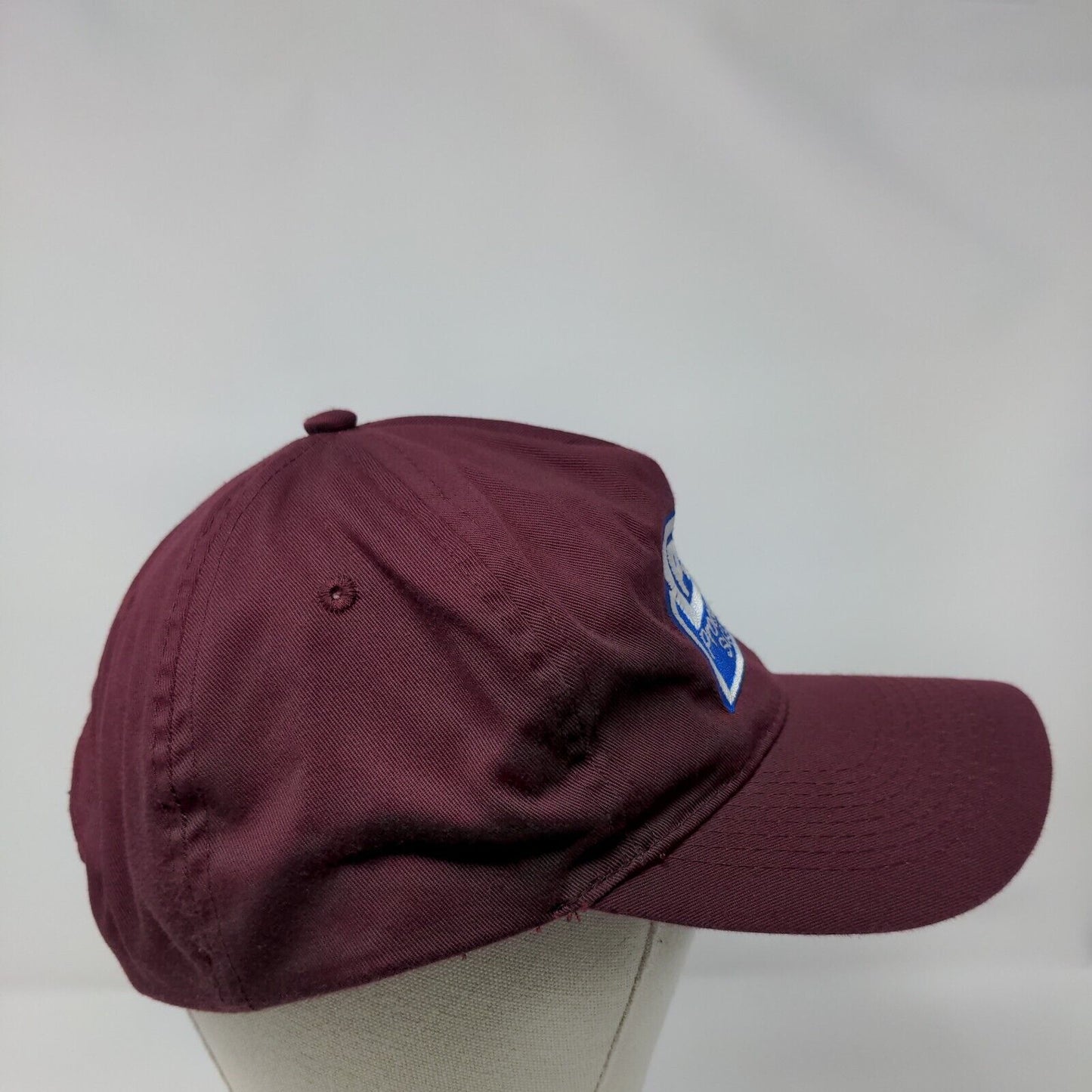 PSC Producers Supply Snapback Hat Red Burgundy OSFM Embroidered Otto