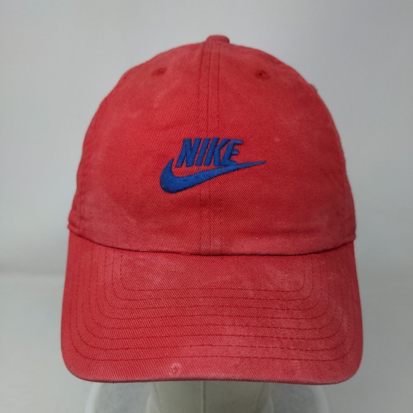 Nike Slideback Hat Red OSFM Adjustable Embroidered 6 Panel Heritage86