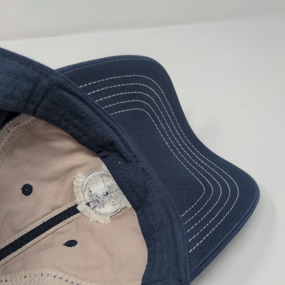 Pebble Beach Golf Link Strapback Hat Blue OS Classics Cut Embroidered Ahead