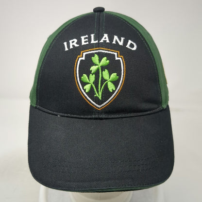 Lansdowne Ireland Shamrock Baseball Cap Black Green One Size Slideback Hat