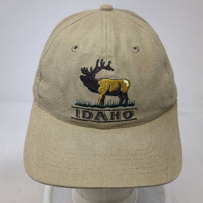 Smith-Western Idaho Elk Brown Baseball Cap One Size Slideback Embroidered Hat