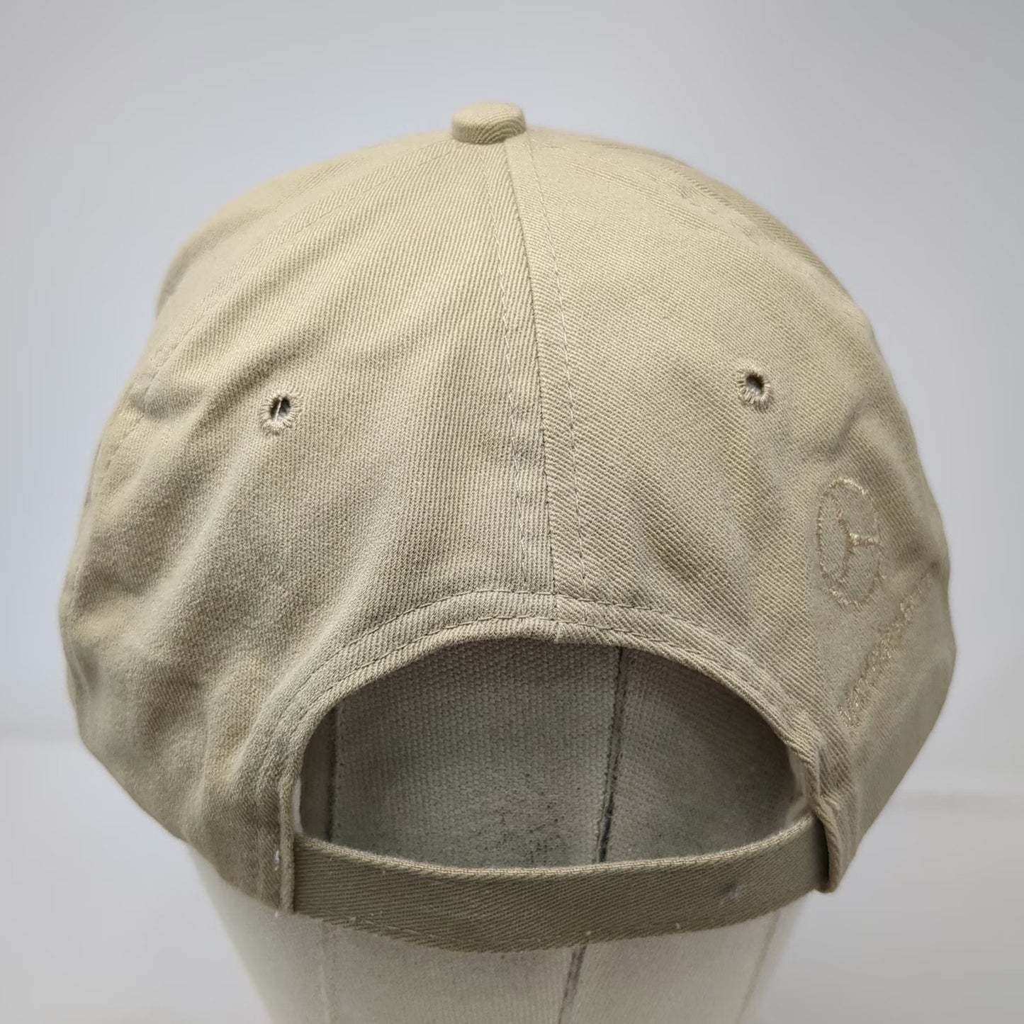 Texace Mercedes Championships Baseball Cap Beige Green One Size Made in USA Hat