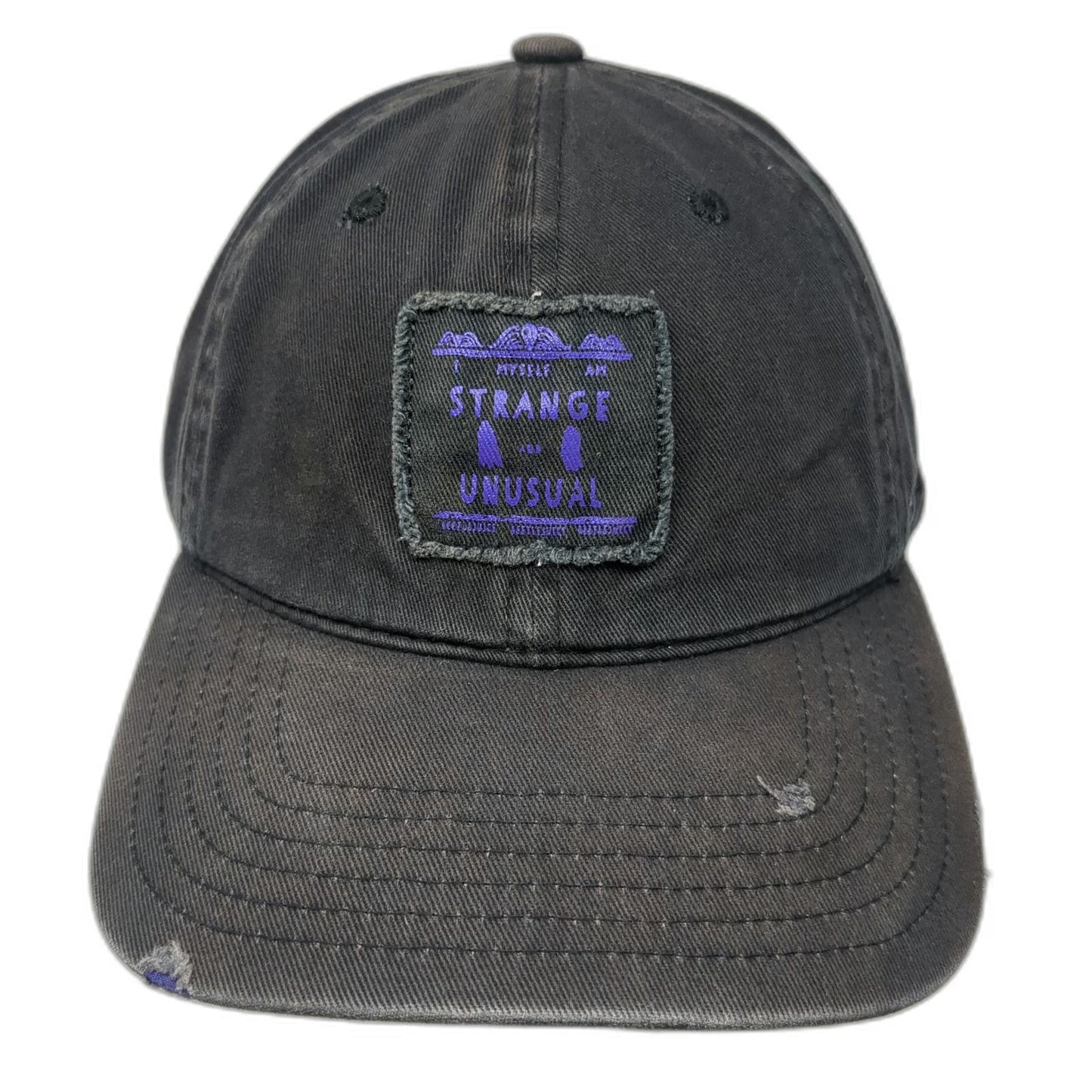 Beetlejuice Baseball Cap Black One Size Strange Unusual Skulls Movie Promo Hat