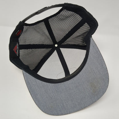 Mill95 Est 2016 Snapback Trucker Hat Gray OS Adjustable Mesh Pacific Headwear