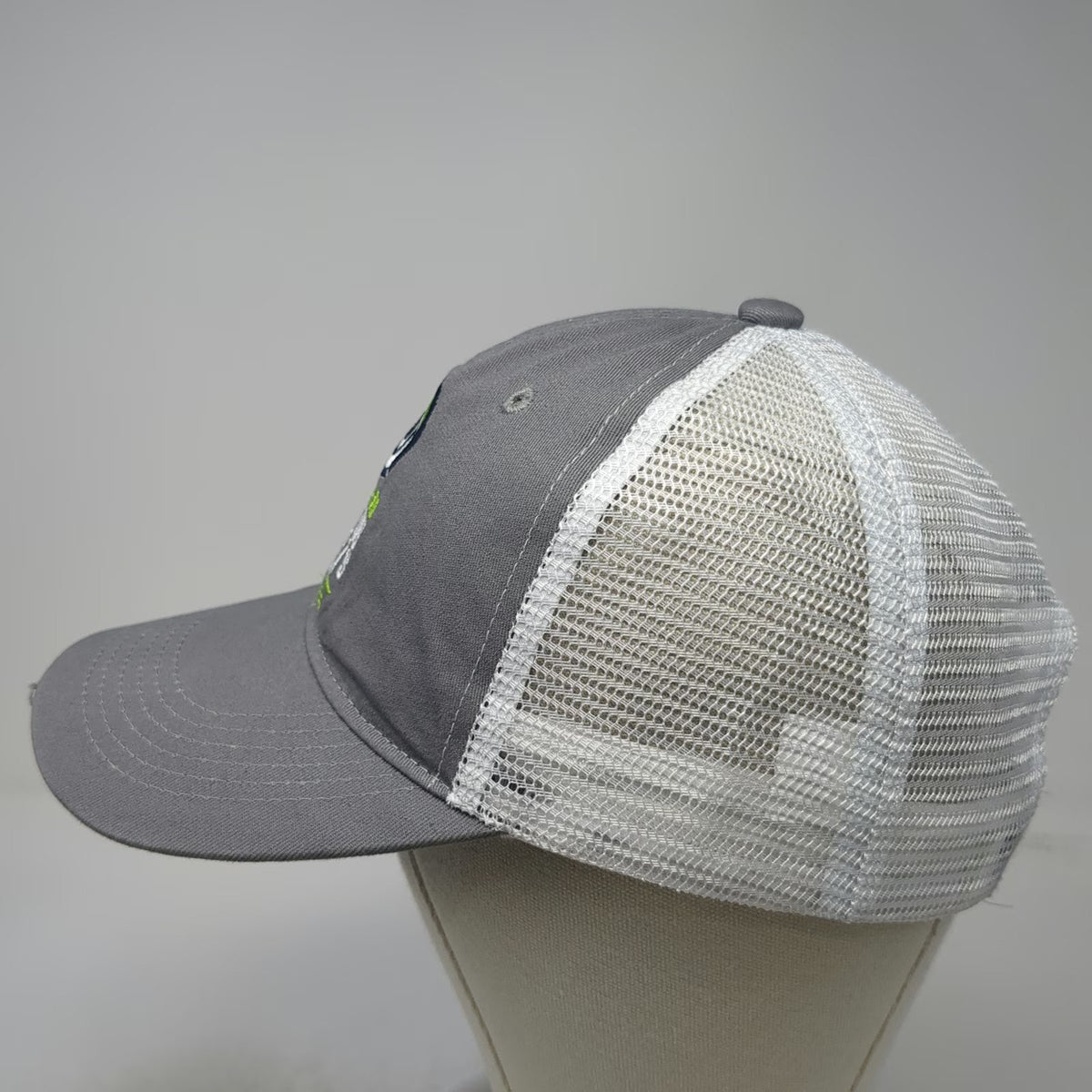 Gray Baseball Cap One Size National Shooting Sports Month August Mesh Back Hat