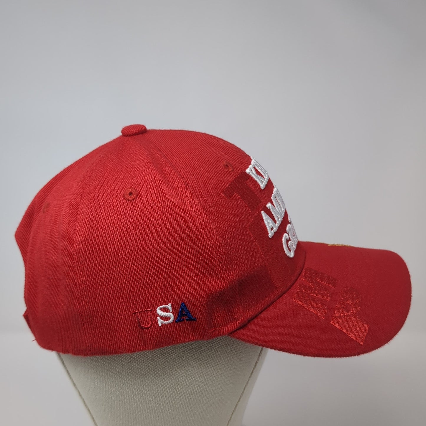 Keep America Great 2020 Strapback Hat Red One Size Adjustable Outdoor