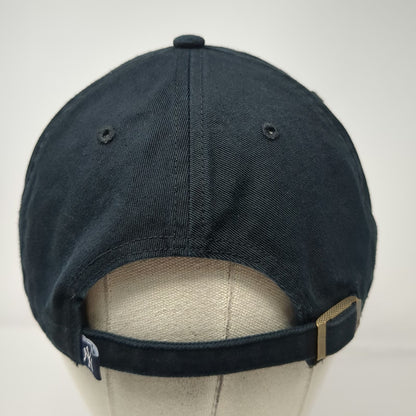 '47 Baseball Cap New York Yankees MLB Black One Size Hat Strapback Logo Cotton