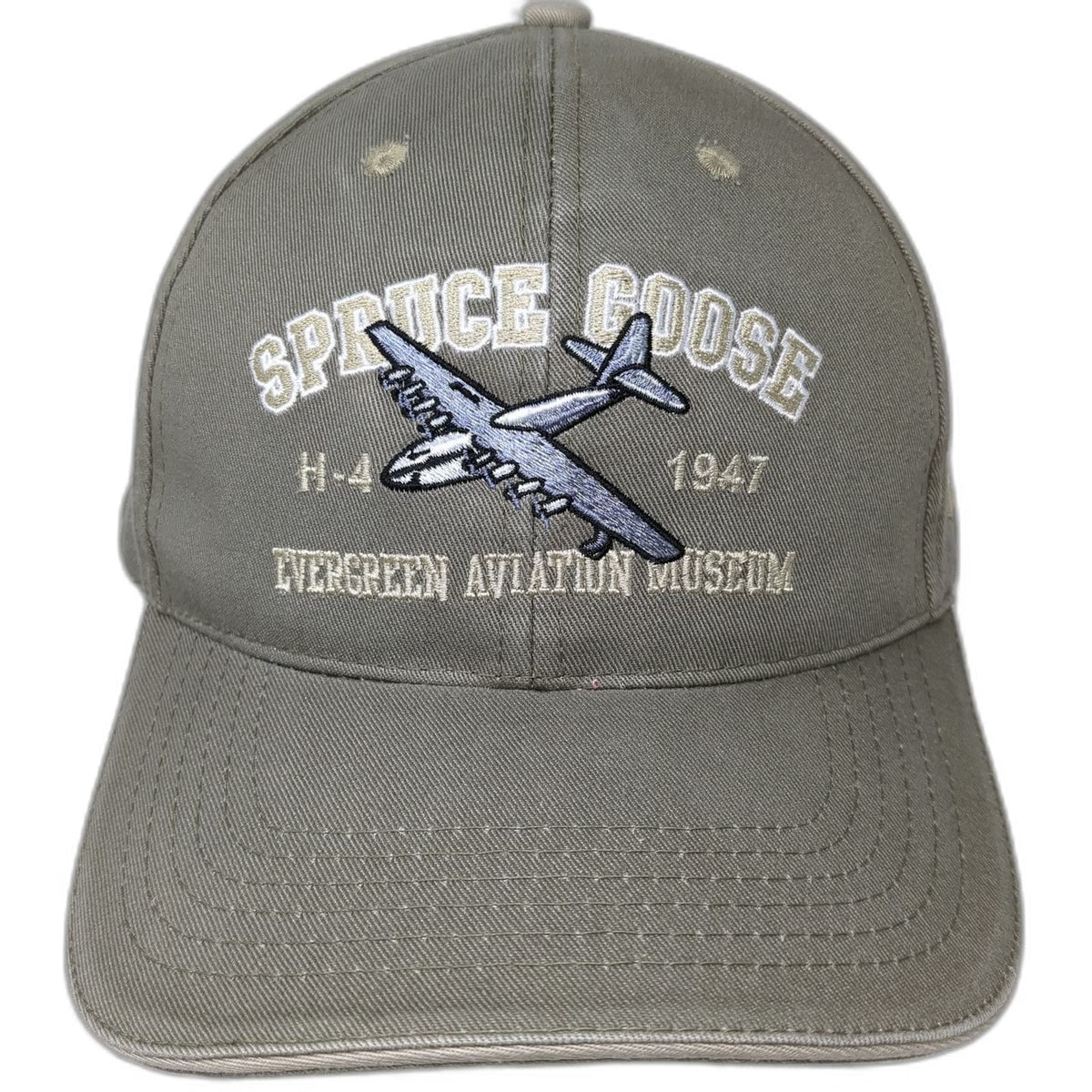 Evergreen Aviation Museum Spruce Goose Green One Size Baseball Cap Hat Plane