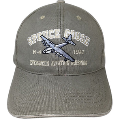 Evergreen Aviation Museum Spruce Goose Green One Size Baseball Cap Hat Plane