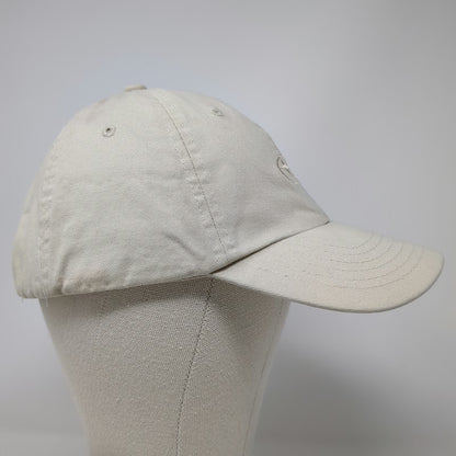 Subaru Logo Baseball Cap Beige One Size Embroidered Adjustable Slideback Hat
