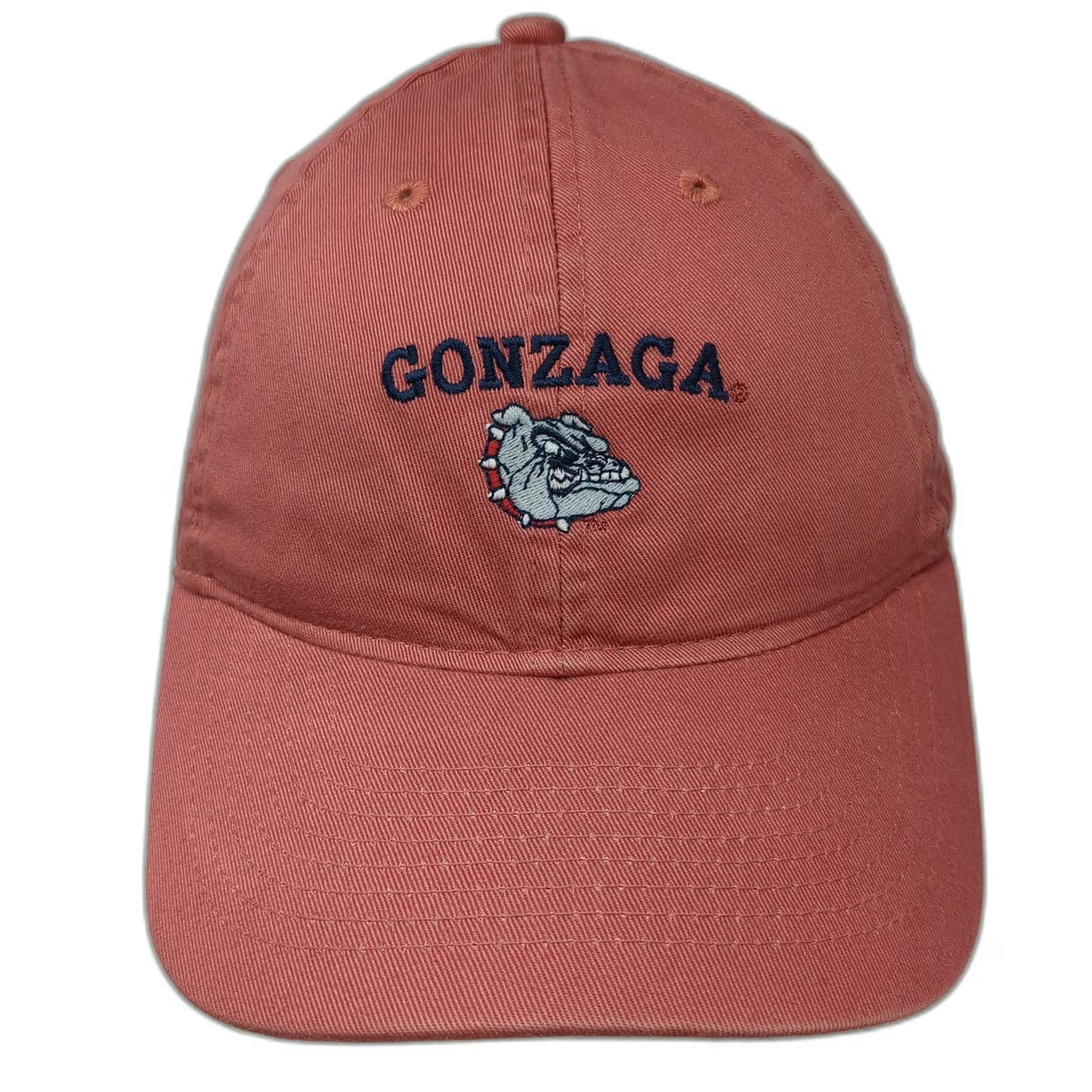 Gonzaga Bulldogs NCAA Legacy Cap Red One Size Embroidered Bulldog Mascot Logo