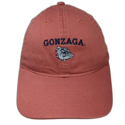 Gonzaga Bulldogs NCAA Legacy Cap Red One Size Embroidered Bulldog Mascot Logo