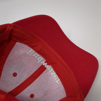 Budweiser Snapback Hat Red One Size Embroidered Adjustable 6 Panel