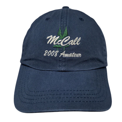 McCall 2008 Amateur Strapback Hat Blue OSFA 6 Panel WorkCare Northwest