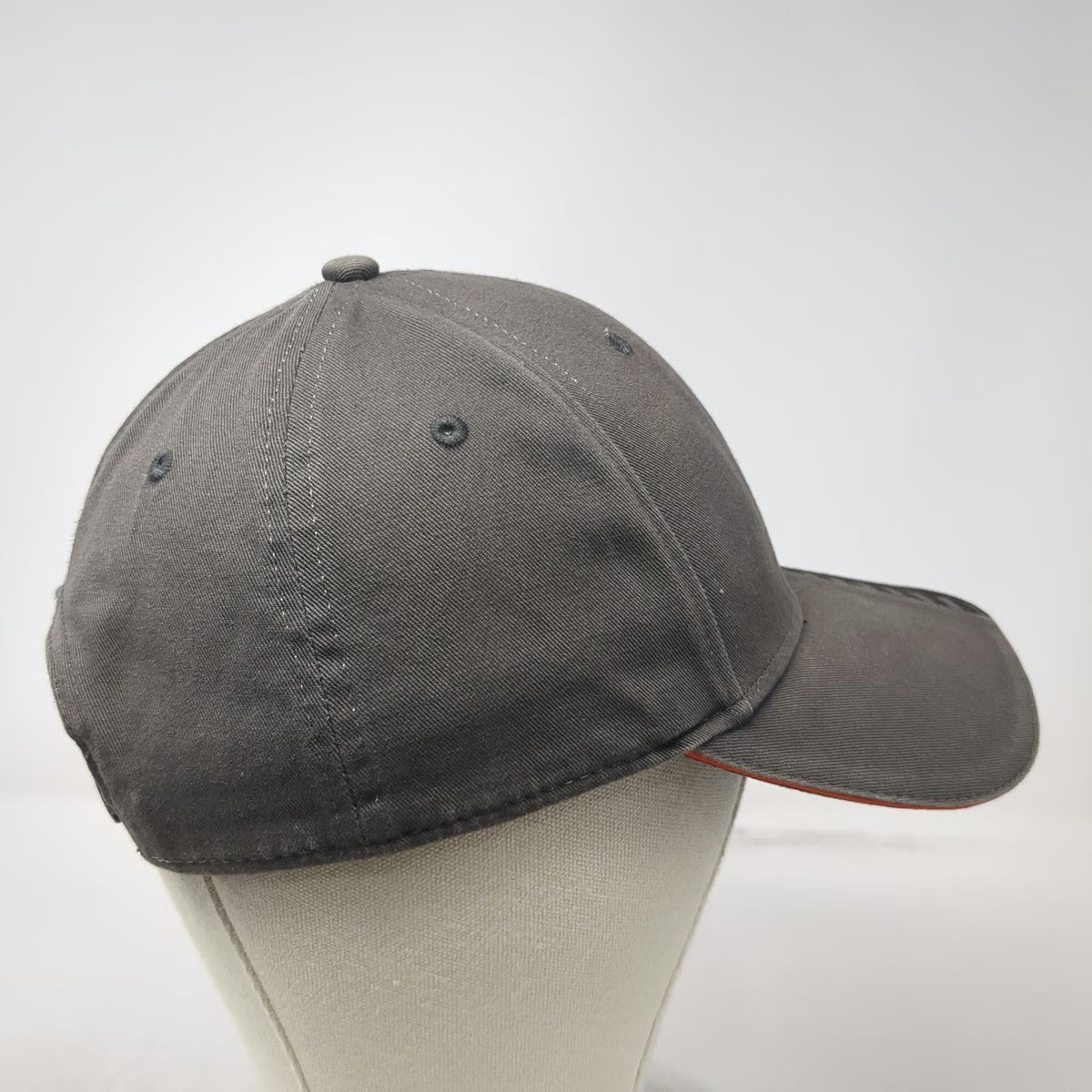 Ski-Doo Gray Black One Size Snapback Hat BRP Snowmobile Cotton Graphic Logo Cap