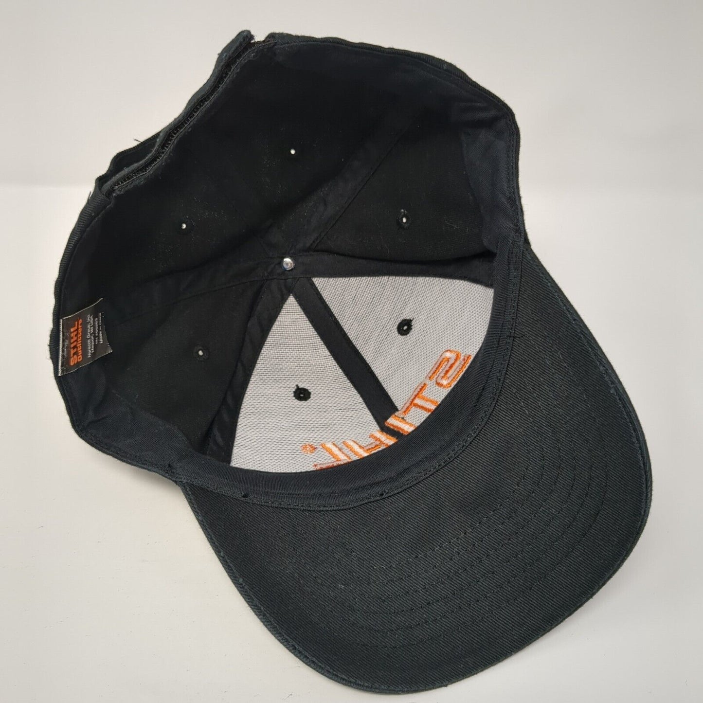 STIHL Outfitters Strapback Hat Black One Size Adjustable Embroidered