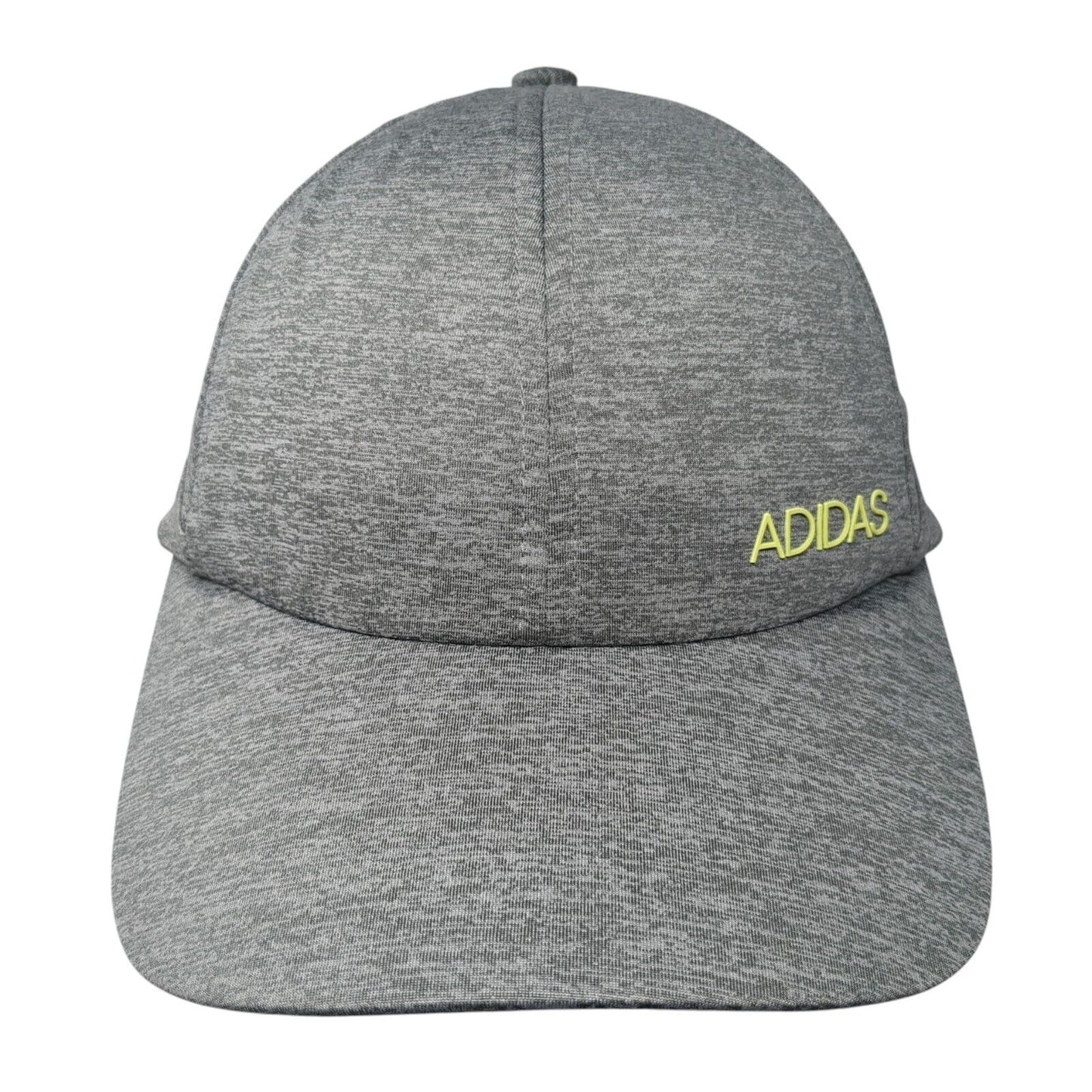 Adidas Spell Out Strapback Hat Gray One Size Adjustable Solid 6 Panel