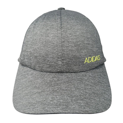 Adidas Spell Out Strapback Hat Gray One Size Adjustable Solid 6 Panel