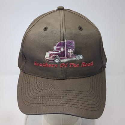 Brothers Of The Road Baseball Cap Brown One Size Adjustable Embroidered Falcon