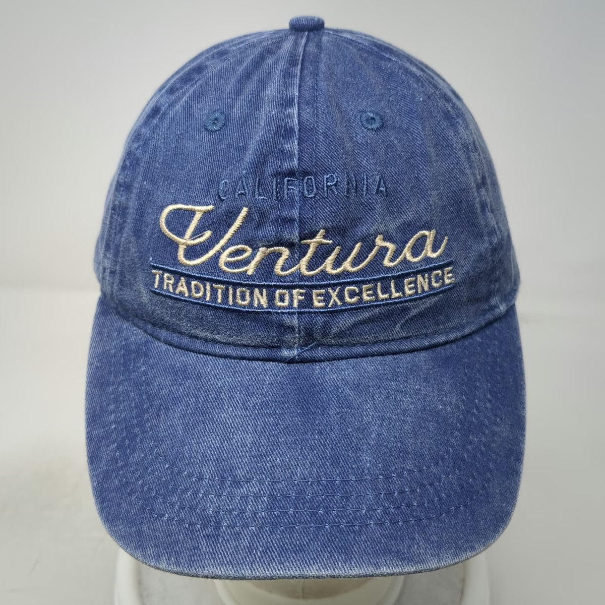 Ohiopyle Ventura California Baseball Cap Blue One Size Strapback Embroidered Hat