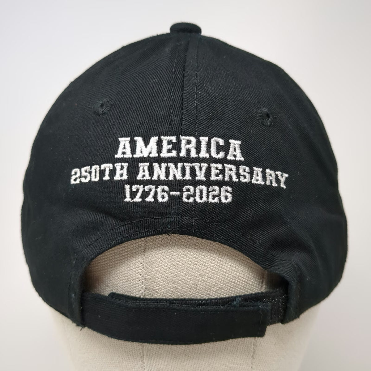 The MAGA Mall Baseball Cap Black OSFM America 250th Anniversary Washington Hat