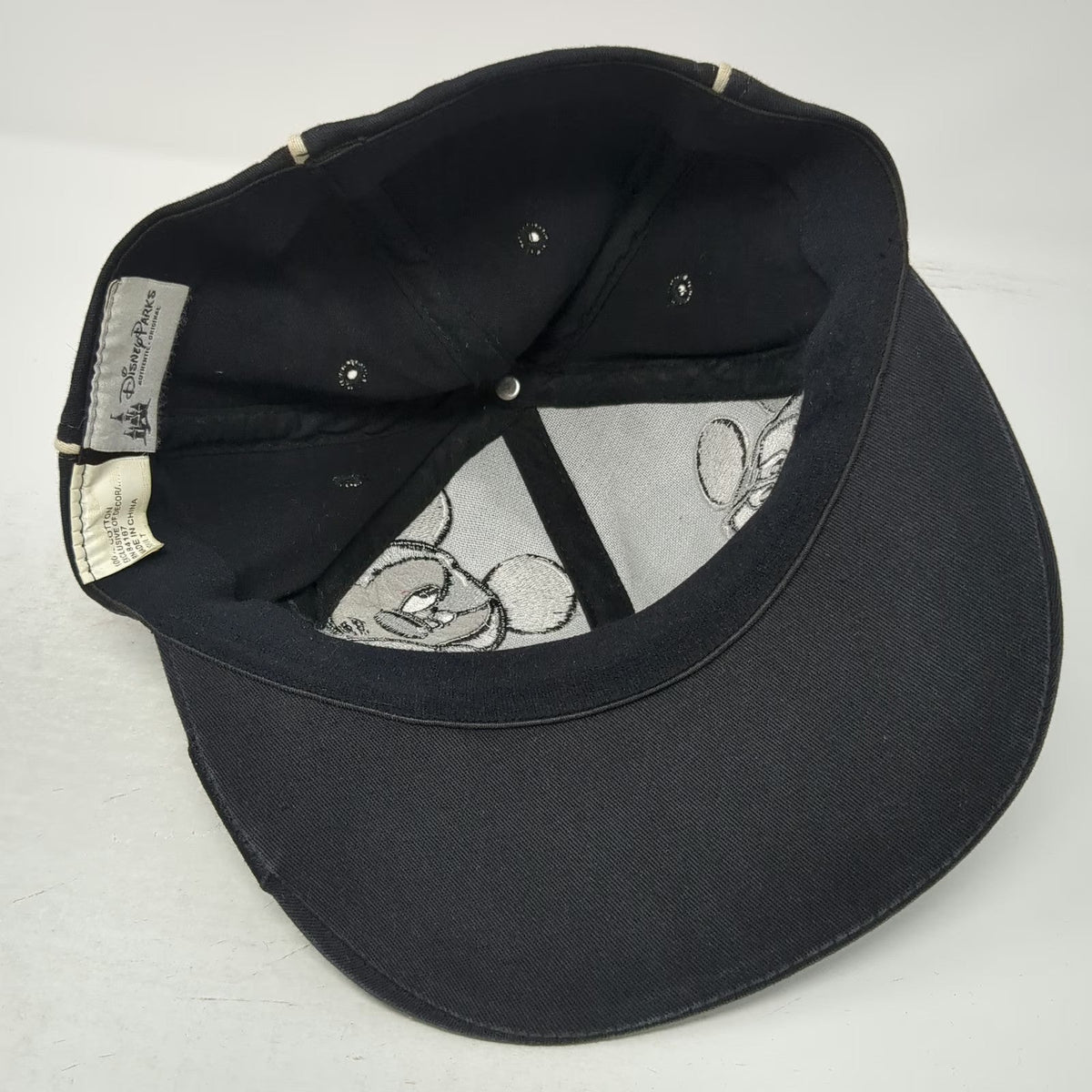 Disney Parks Baseball Cap Black One Size Mickey Mouse Walt Disney World Hat