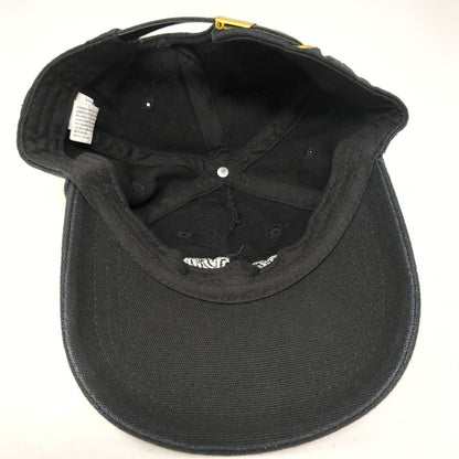Buenas Vibras Slideback Hat Black One Size Adjustable Leather Strap