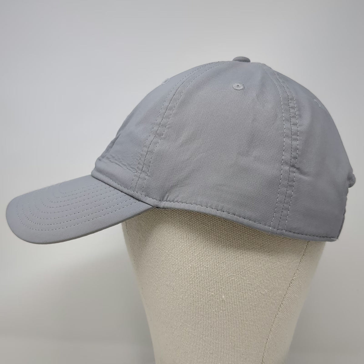 FootJoy Gray Baseball Cap One Size Golf Shoe Logo Performance Slideback Hat