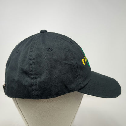 Black Baseball Cap One Size Caskets Green Rose Yellow Embroidered Cotton Hat