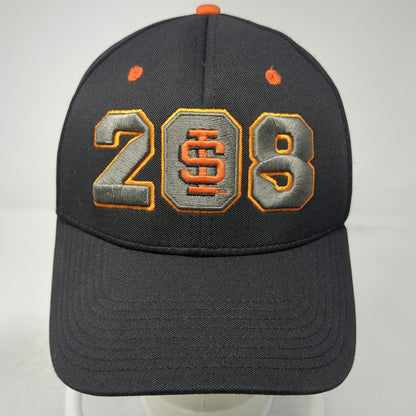 Idaho State Bengals NCAA The Game Cap Black Orange Gray Hat S Fitted QB Club 28