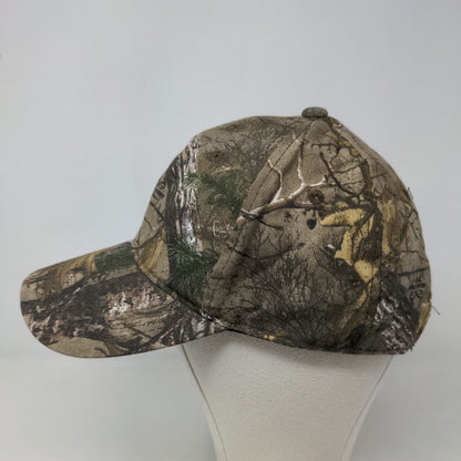 Signatures Men's Strapback Camo Hat Realtree Size OSFA Graphic Logo