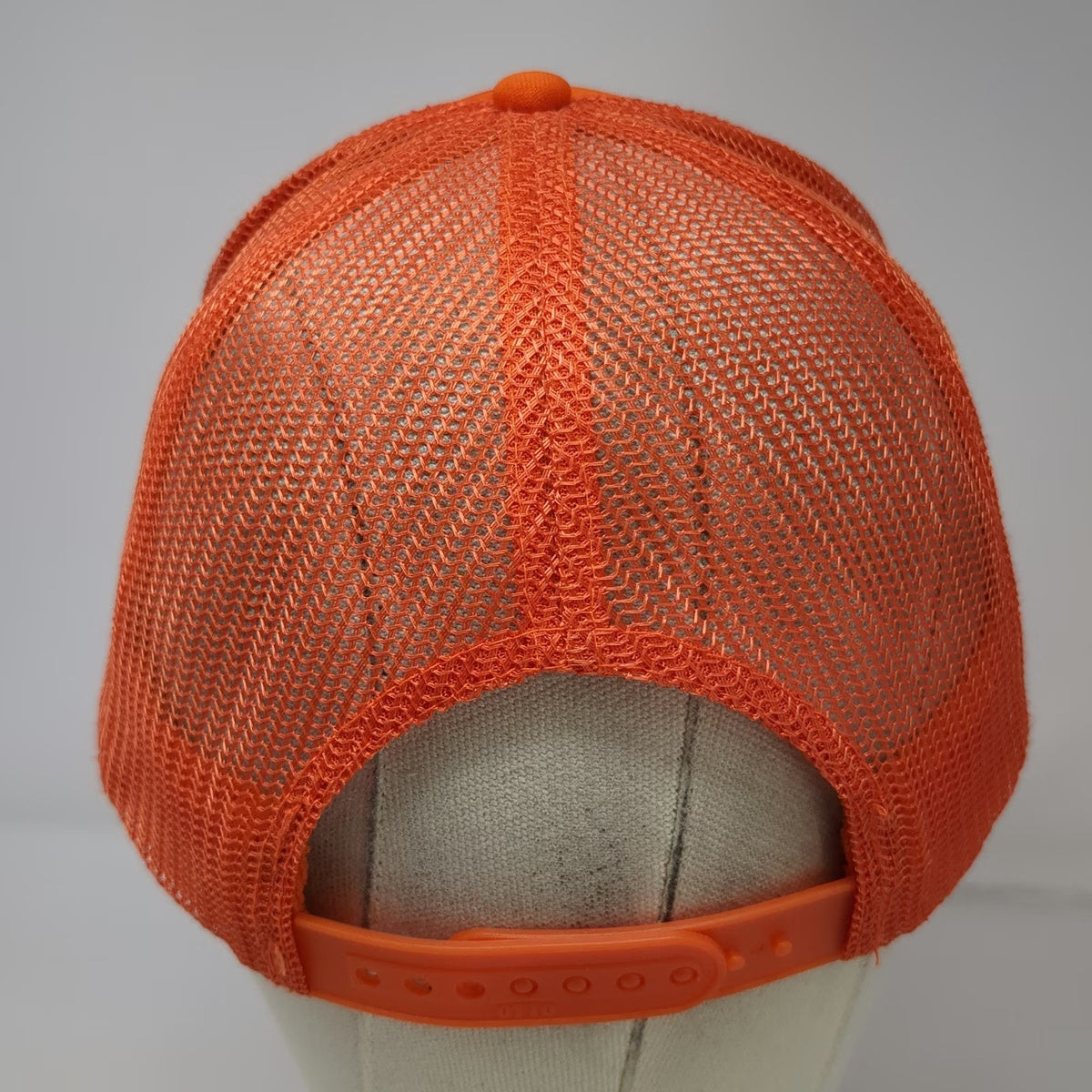 Neighborhood Laguna Trucker Hat Orange One Size Barre-Bae Mesh Snapback nbrhd