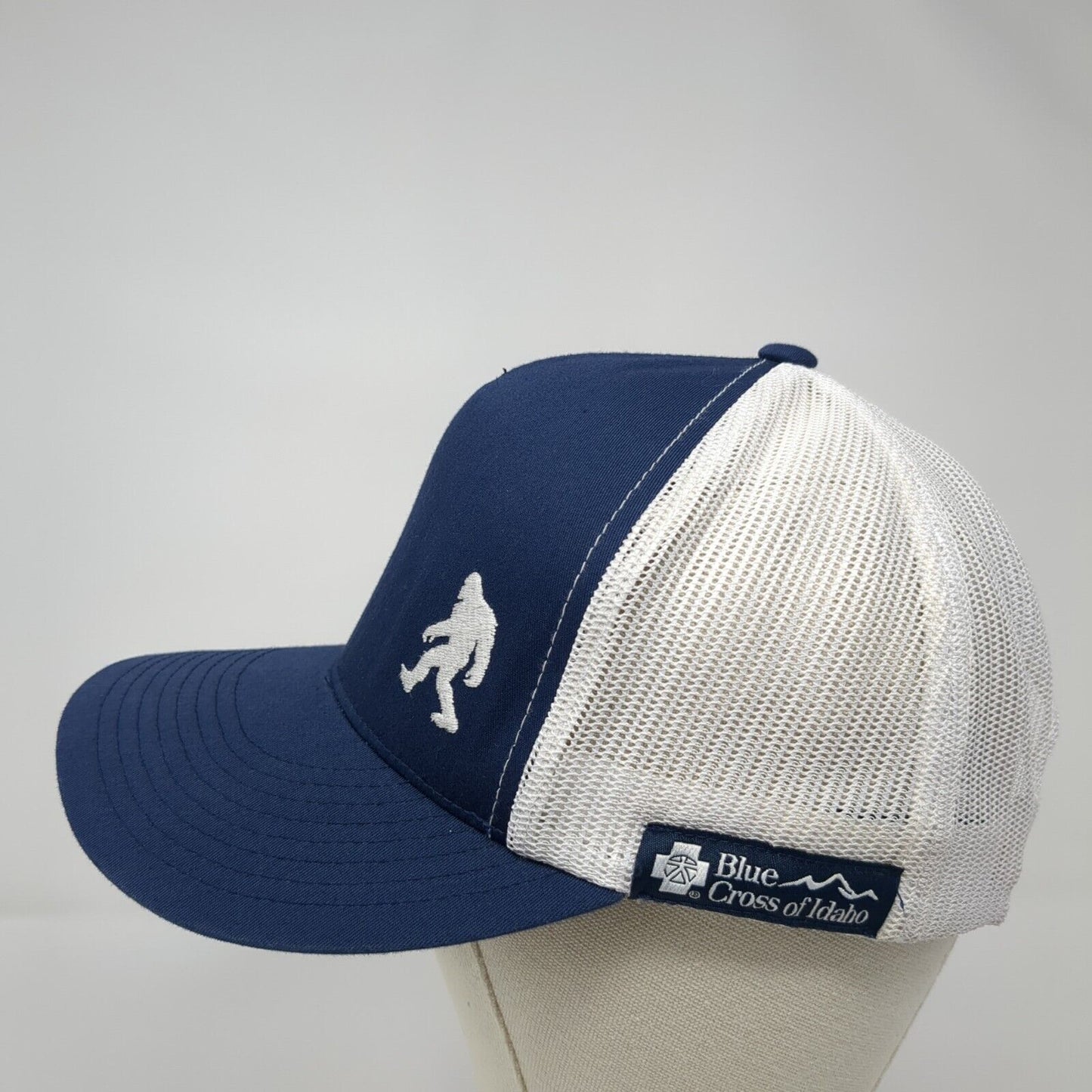 Blue Cross of Idaho Snapback Trucker Hat Blue OS Adjustable Mesh Back Yupoong