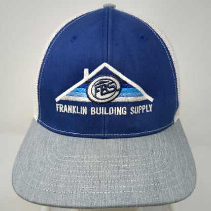 Richardson Trucker Hat Blue Gray One Size Snapback Franklin Building Supply