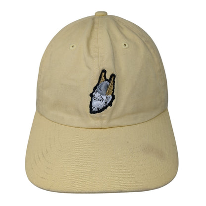 You Know Slideback Baseball Cap Yellow One Size Adjustable Embroidered 6 Panel