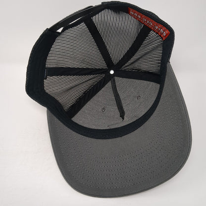 Disaster Response Snapback Trucker Hat Gray One Size Adjustable Mesh Back