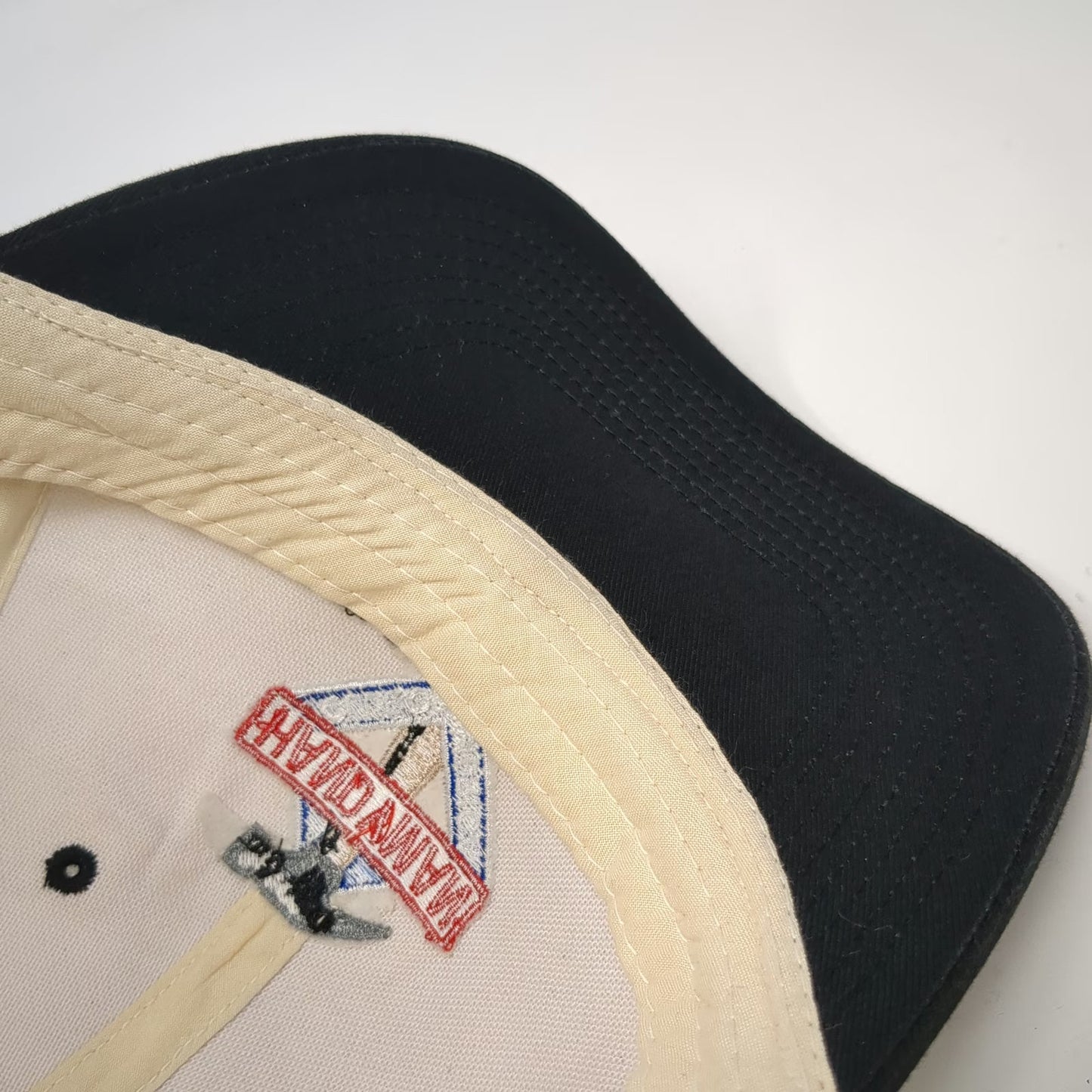 Handyman Club of America Life Member Snapback Beige Black One Size Hat Hammer