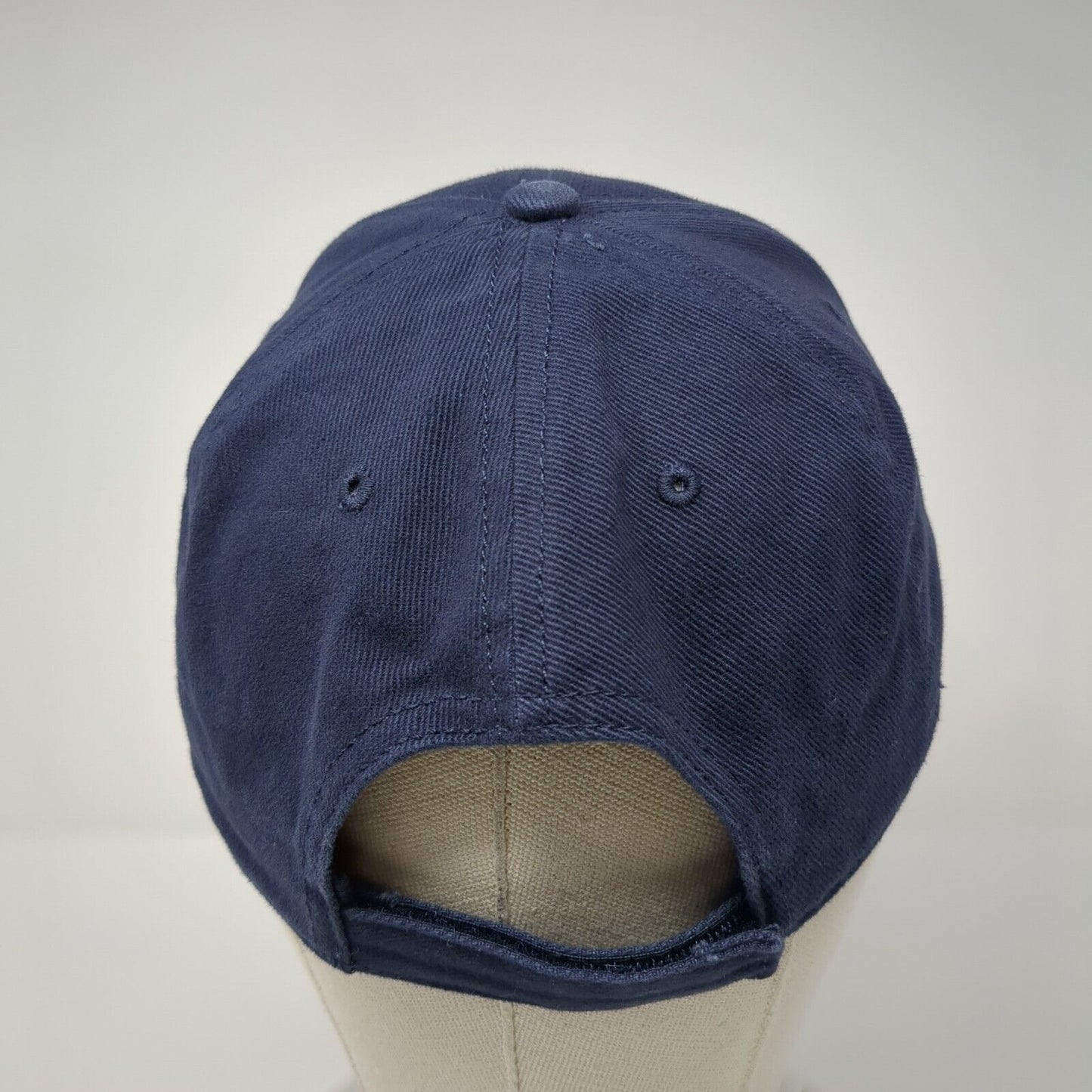 TDS Strapback Hat Blue One Size Adjustable Embroidered Otto 6 Panel
