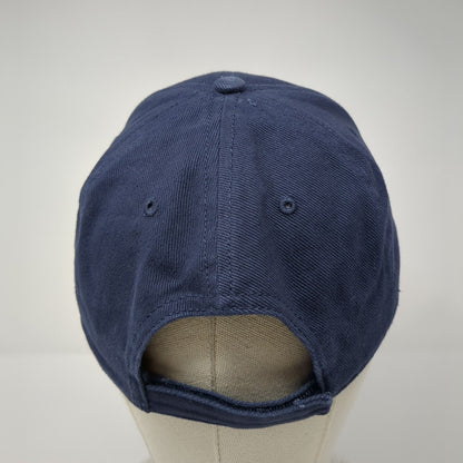 TDS Strapback Hat Blue One Size Adjustable Embroidered Otto 6 Panel