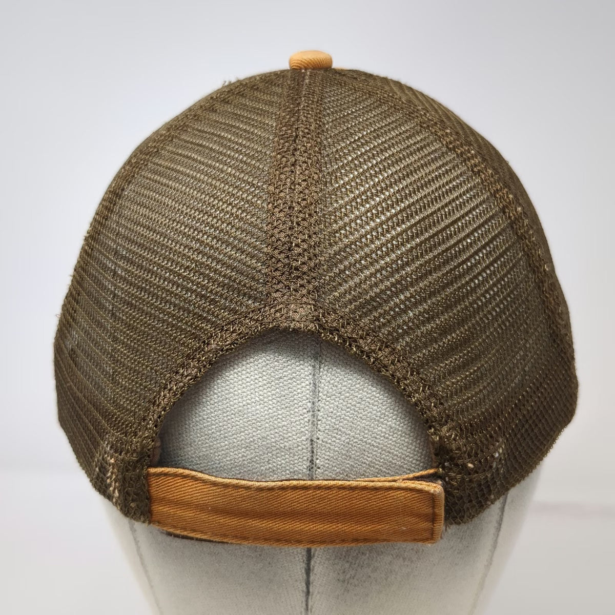 Royal Resortwear Baseball Cap Orange Brown One Size Yellowstone Geyser Mesh Hat