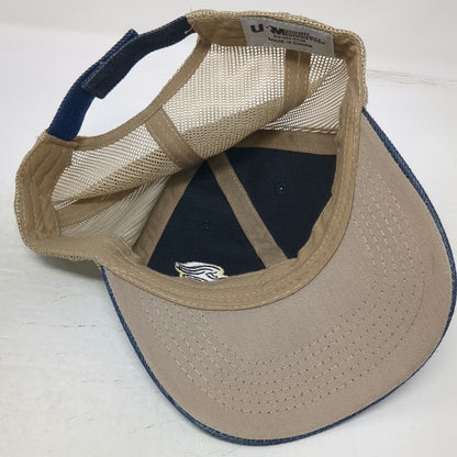 Union Resource Marketing Baseball Cap Blue One Size Mesh Back Denim Logo Hat